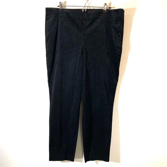 Loft Black Corduroy Skinny Pants - Picture 1 of 8